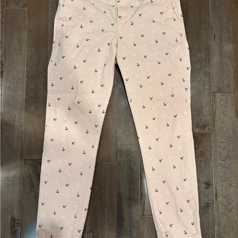 Tommy Hilfiger Pink Anchor Print Pants